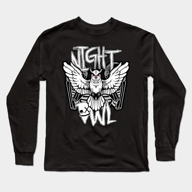BAD AMY ''NIGHT OWL'' Long Sleeve T-Shirt by KVLI3N